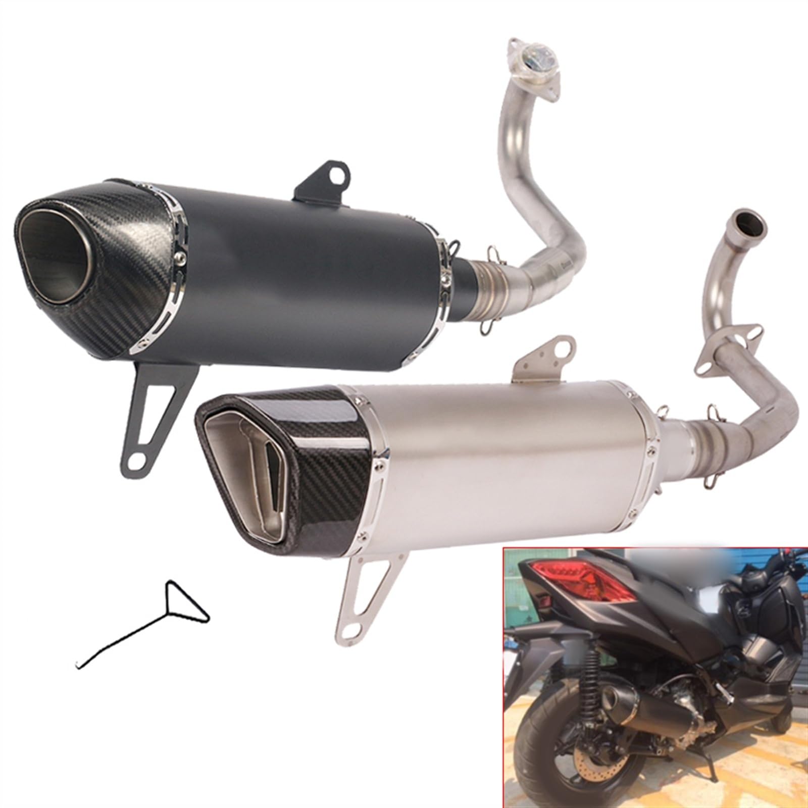 XMAX250用 TT-Formula RS+PRO フルチタン マフラー バイクマフラー