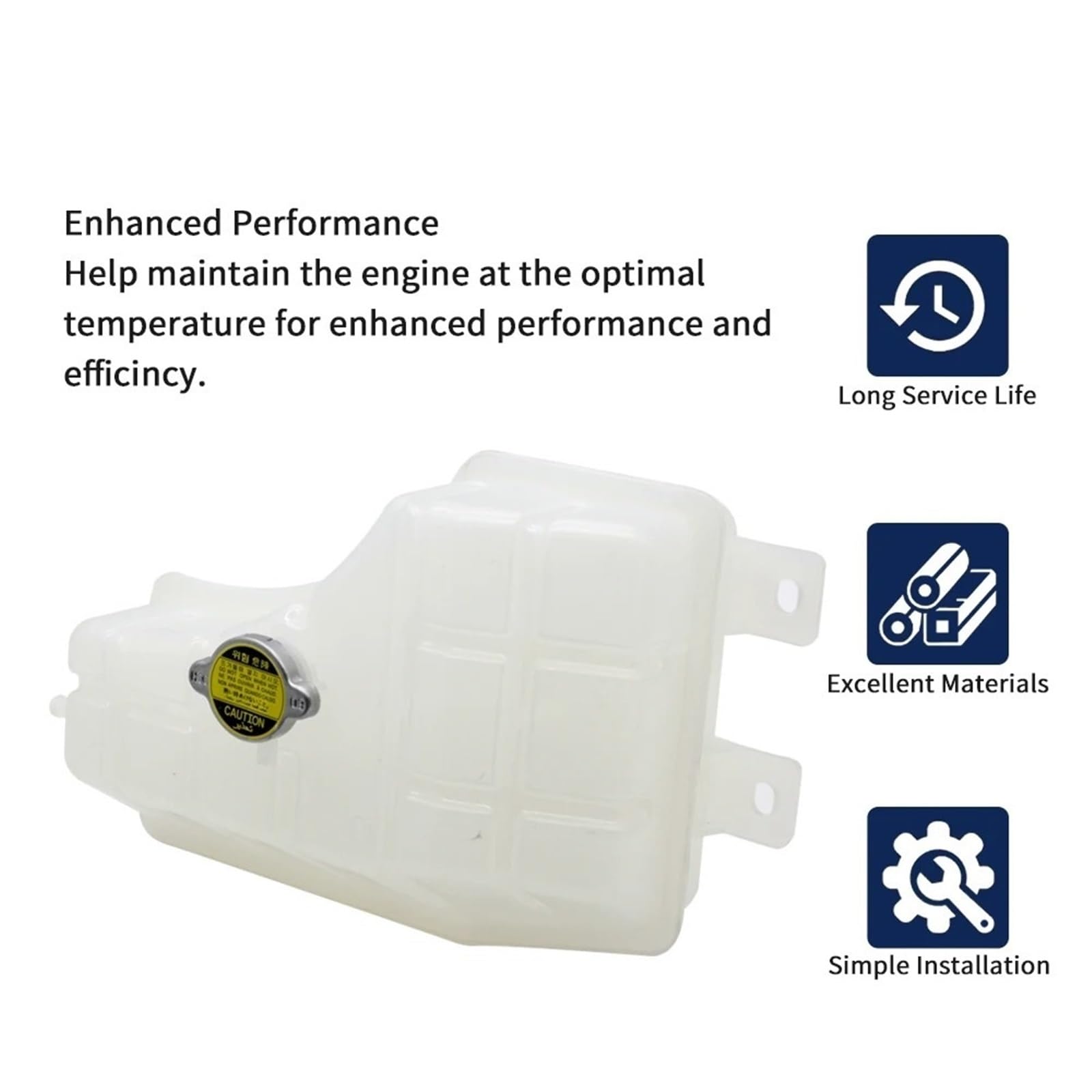 D'Expansion Vase Liquide Réservoir De Liquide De Refroidissement Avec Bouchon Pour Kia Pour Sorento 3.5L 2002-2008 OEM 25430-3E201