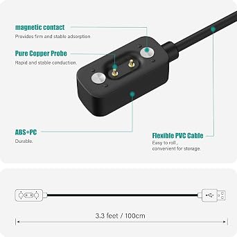 TUSITA Charger Cable Compatible with Form Smart Swim Goggles - 1M