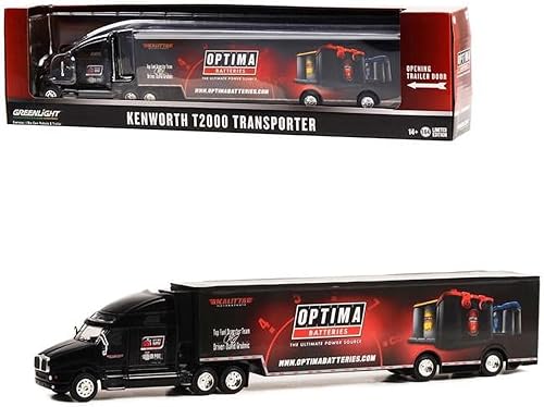 Greenlight Baterías 30378 de Optima del camión semi transportador de Kenworth T2000 de 1/64
