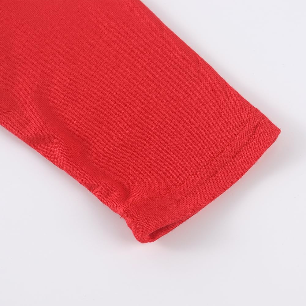 Noomelfish Girls Peplum Tunic Tops Cute Long Sleeve Shirts Blouses (5-12 Years) - Image 5