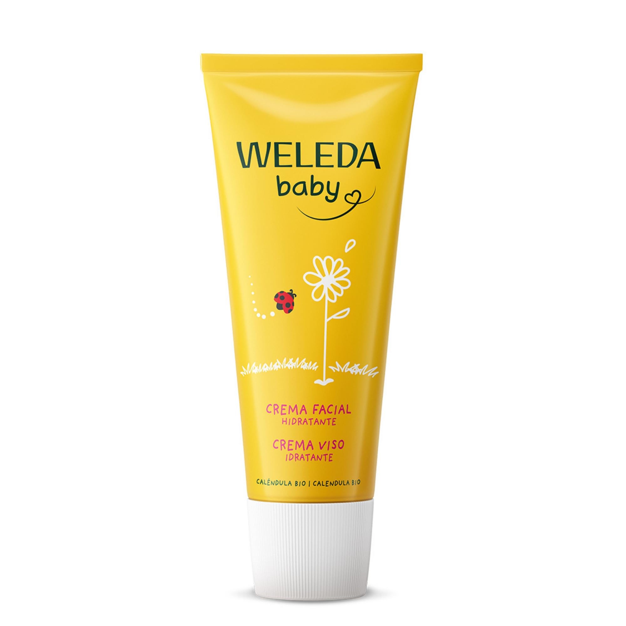 Weleda - Crema Facial de Caléndula para Bebé, Cuida, Calma, Protege y Aporta Hidratación, Apto para Pieles Sensibles y Secas - 50 ml