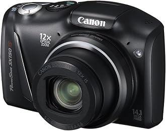 Canon PowerShot SX130IS 12.1 MP Digital Camera with 12x Wide Angle Optical Image Stabilized Zoom with 3.0-Inch LCD (OLD MODEL)
