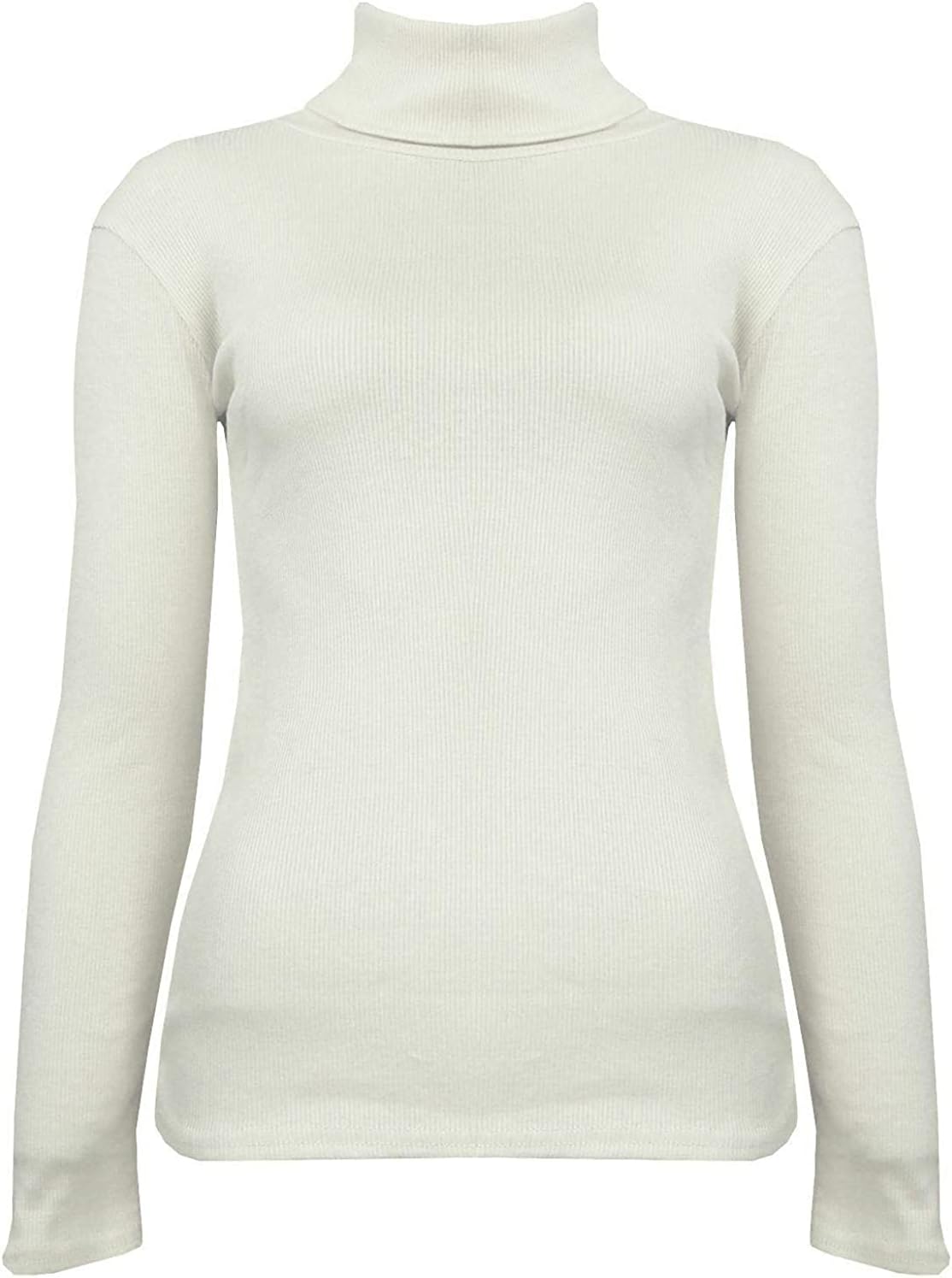 Maglione Da Donna Lavorato A Maglia A Collo Alto Con Spalle - Foto 5