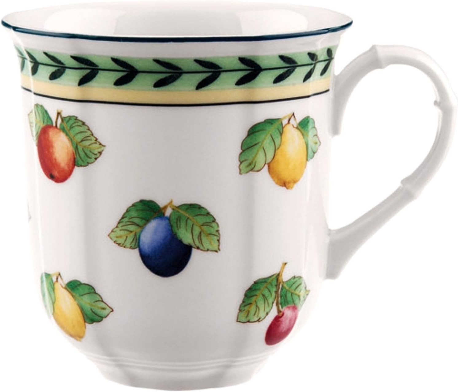 Villeroy & Boch 315502 French Garden Coffee Cup & Saucer, Capacity Approx. 6.3 fl oz (180 ml), Microwave and Dishwasher Safe, Made in Germany
