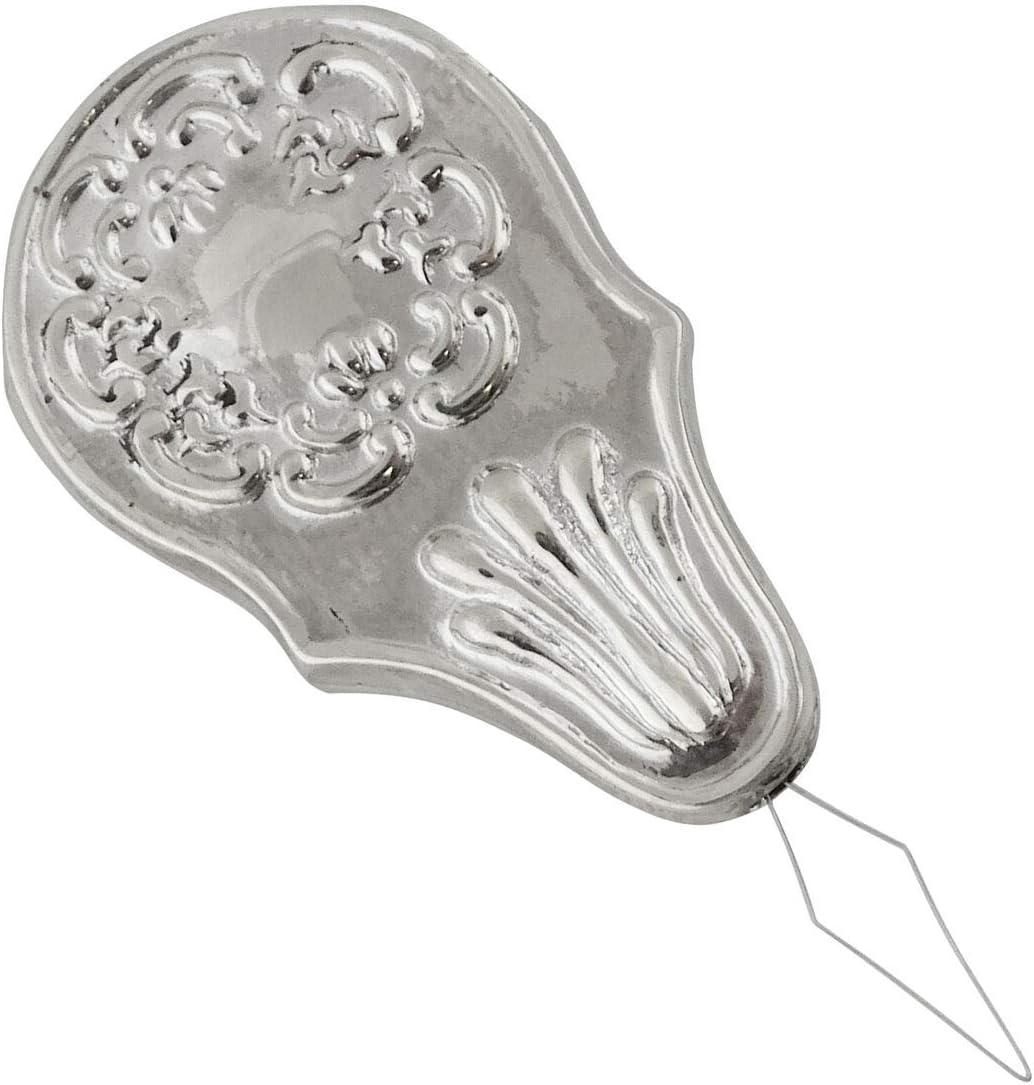 Needle Threader - 925 Sterling Silver - Sewing Antique Replica Embossed Tool New