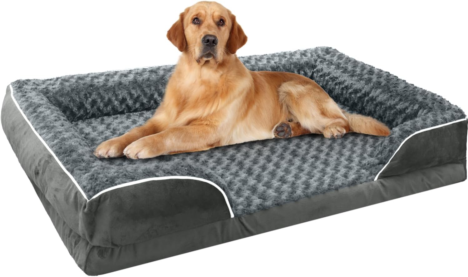 FERPOSH Dog Beds for Large Dogs Orthopedic Dog Bed Sofa