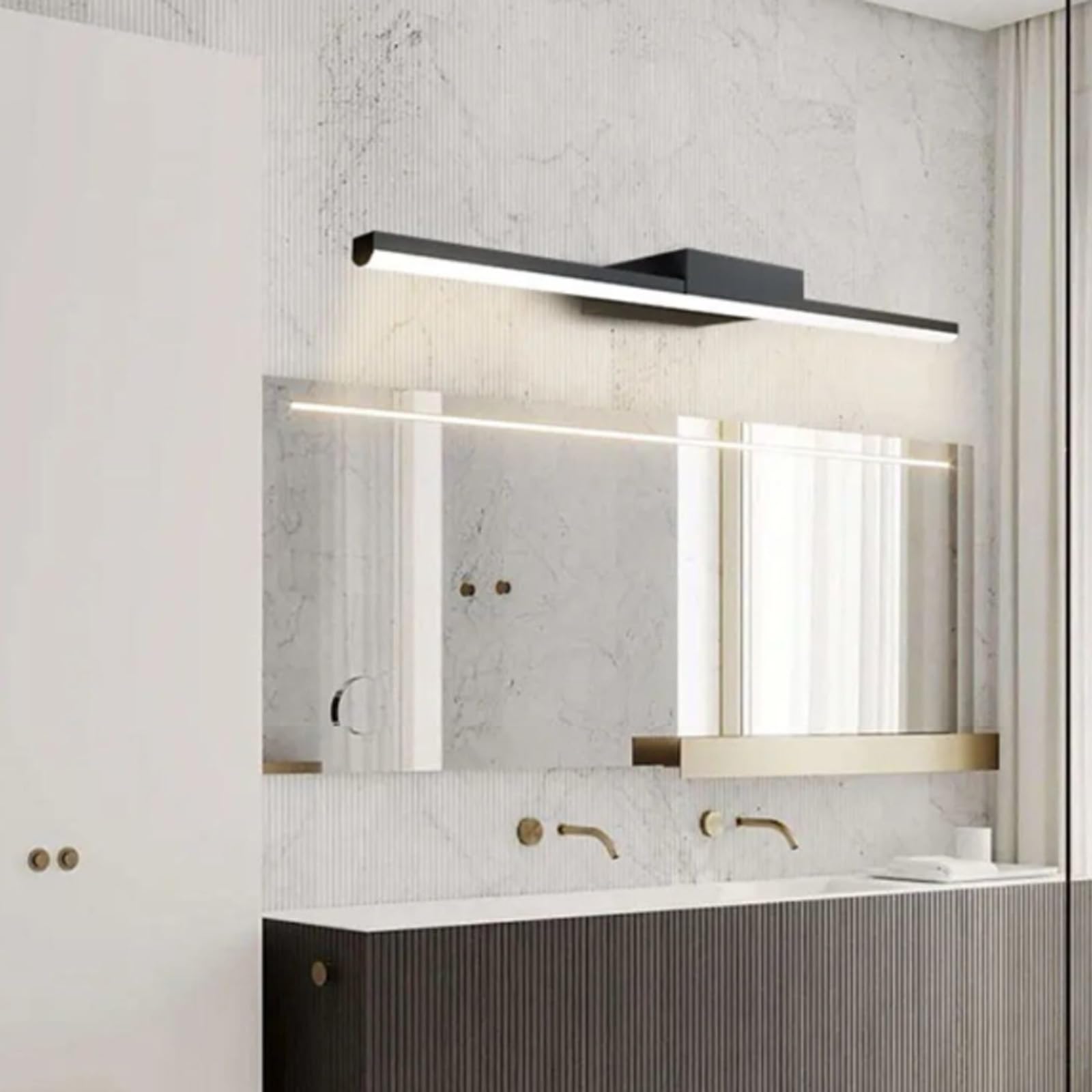 Lámpara de pared moderno minimalista en hierro negro de alta durabilidad 8