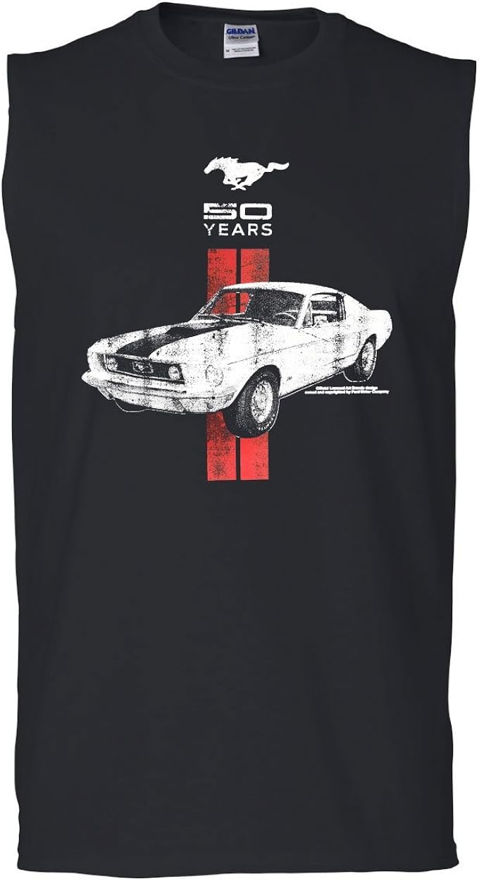Ford Mustang 50 Años Muscle Shirt GT Boss 302 Shelby Cobra sin mangas