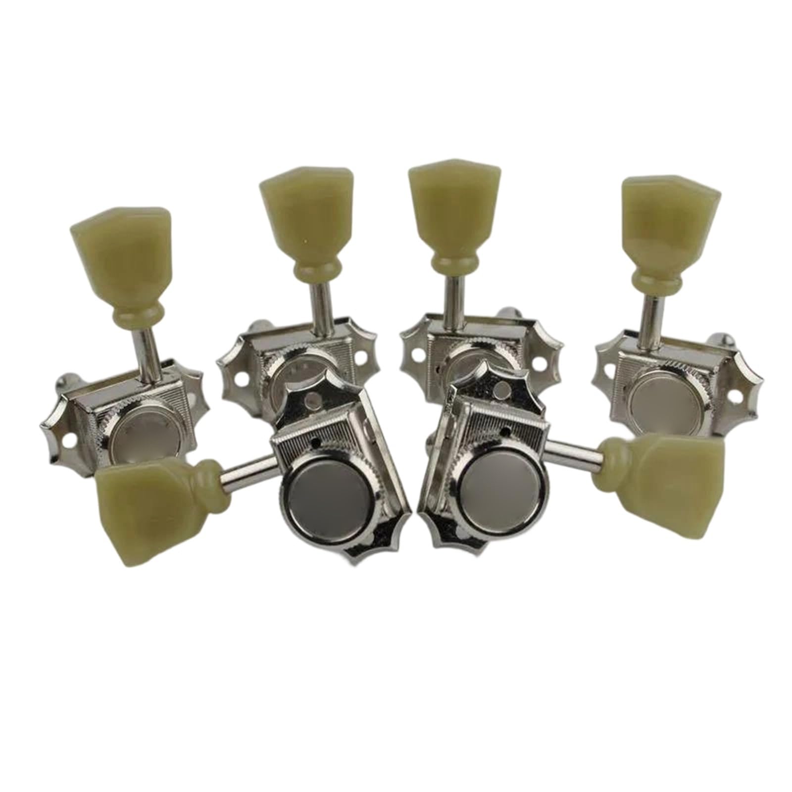 Clavijas De Guitarra Eléctrica Vintage Con Cuerda Bloqueo 3R3L Clavijas Afinación Níquel/cromo(Nickel)