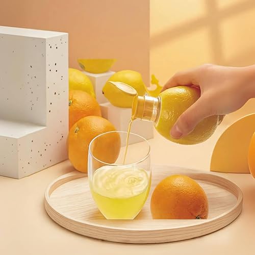 Miniatura 2 de Exprimidor de limón, exprimidor de limón con tapa de rosca, exprimidor manual de lima con filtro integrado, exprimidor de limón para los amantes del