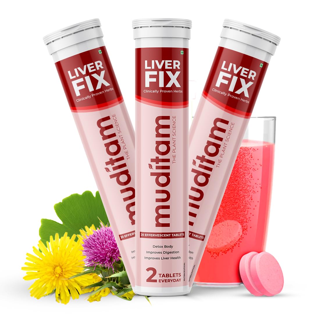 See full amazon price history chart for Muditam Ayurveda Liver Fix Effervescent Tablet | Liver Detox Ayurvedic | Milk Thistle Capsules For Liver in Effervescent form | Helps in fatty liver | Ideal for 1 month - 60 Tablets Muditam Ayurveda Liver Fix Effervescent Tablet | Liver Detox Ayurvedic | Milk Thistle Capsules For Liver in Effervescent form | Helps in fatty liver | Ideal for 1 month - 60 Tablets (B0CY2XJXGT) Amazon Price History, Amazon Price Tracker