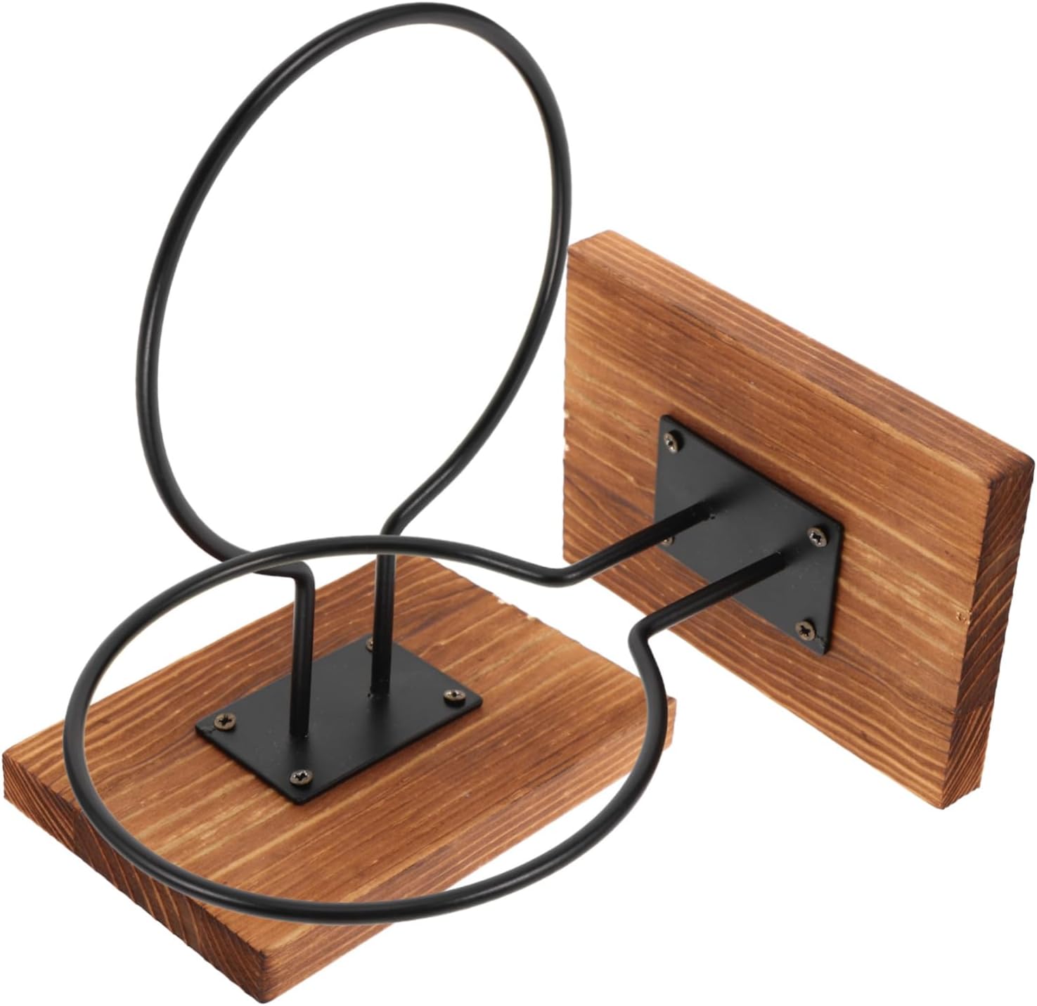 Toyvian 2sets Basketball Storage Mount for Indoor Use Easy Installation Sturdy Design for Organizing Basketballs Bedrooms Living Rooms Offices