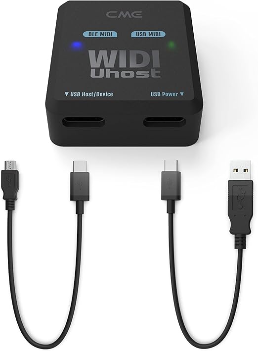 CME WIDI Uhost + OTG microB MIDI Cable Pack 2 Wireless Bluetooth 5