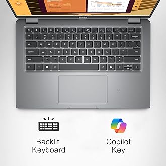 Dell Latitude 5450 5000 Business Laptop (14" FHD Touchscreen, Intel 12-Core Ultra 5 135U vPro (> i7-1355U), 32GB DDR5, 1TB SSD), Backlit, IR Webcam, 2x Thunderbolt 4, Ethernet, Win 11 Pro, 2025 AI PC