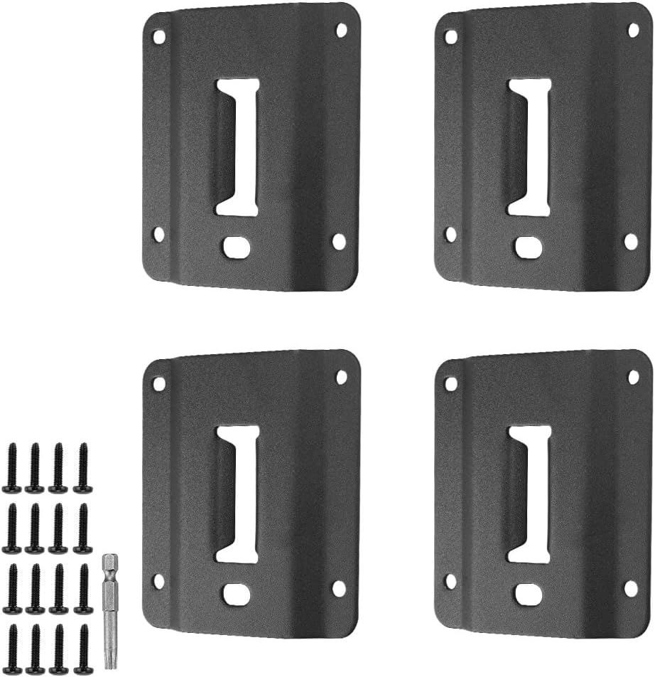 4-Pack Tie Down Anchors Kit with Plates & Cleats Compatible with Boxlink F-150/F-250/F-350/Raptor/Super Duty 2015-2025 Truck Bed Accessories Replacement for FL3Z99000A64B FL3Z-9928408-AB (Gold)