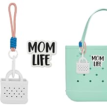 Mini Bogg Charms for Bogg Bag,with Paracord Loop & Mom Life Charm