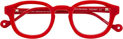 DIDINSKY Gafas De Lectura Con Bloqueo De Luz Azul Unisex Lectores Monturas De Acetato, Patillas Flexibles Y Lentes Antireflectantes - Cereza +2.0 -