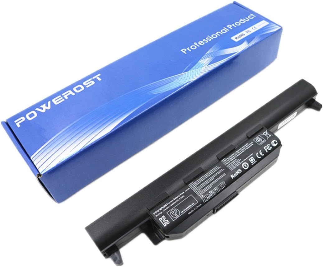 Powerost High Capacity 6-Cell 71Wh A32-K55 Laptop Battery for Asus X55 X55C X55V K55 A55V K55A X55A K55VD K55N K55V K75 R400 R500 U57 X45 X75 fits A33-K55 A41-K55 A42-K55