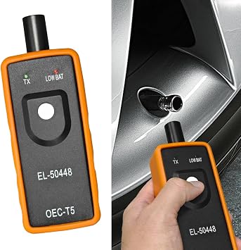 EL-50448 TPMS Relearn Tool, Car TPMS System Reset Programming Training Tool, OEC-T5 Tire Pressure Monitor Sensor Activation Tools for Most Cars, Trucks, SUVs Orange