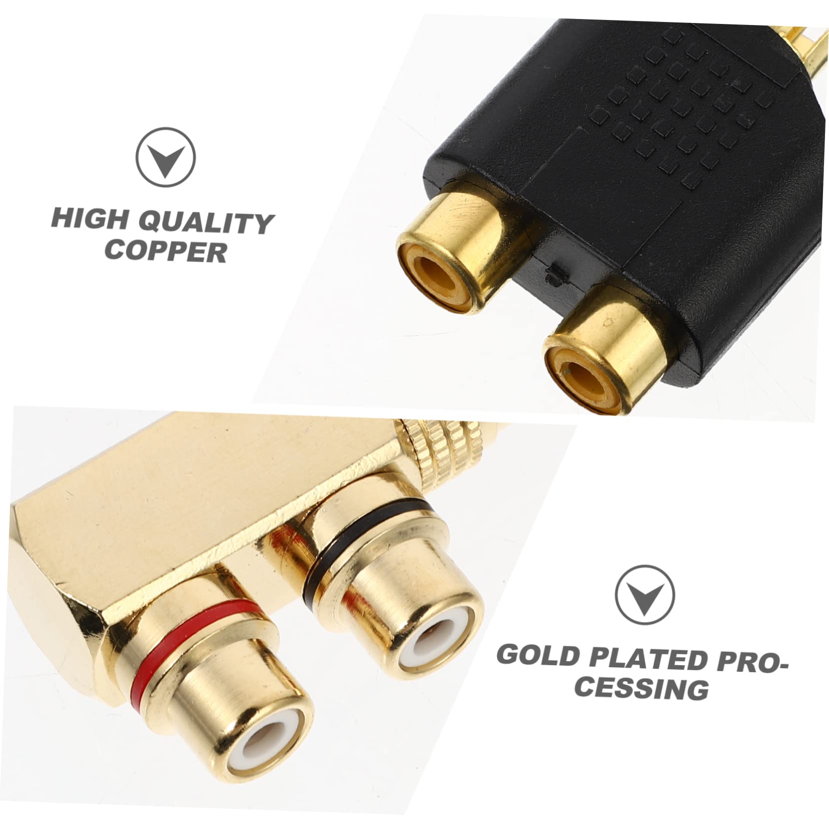 Gadpiparty 21stücke Adapter Teiliges Set Splitter Weibliche Buchsen Für Audio Und Videosignal Kompatibel Mit Tv Verstärker Mixer Vcd DVD Hochwertiges Optimierte Signalübertragung