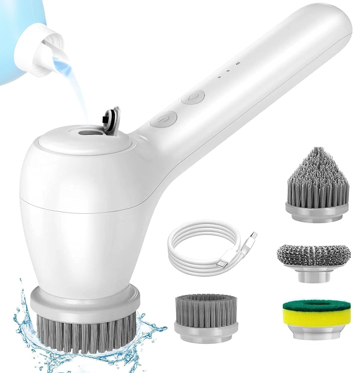 Amazon.com: Electric Spin Scrubber, Cordless Electric Cleaning Brush ...