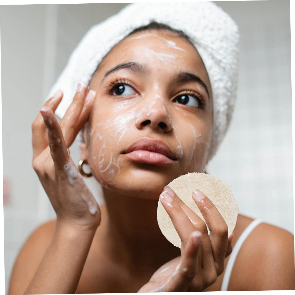 Healeved 60piezas Almohadillas Exfoliantes Faciales Para Limpieza De y Eliminación De Maquillaje Para Cuidado Facial y Remoción De Impurezas