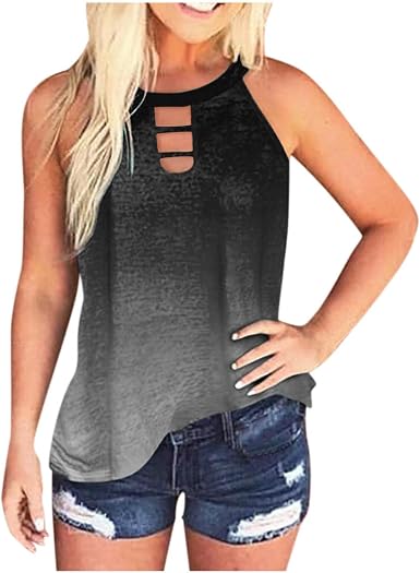 Amazon.com: AODONG Camisetas para mujer, tallas grandes, cuello en V, sin  mangas, acanaladas, ajustadas, básicas Henley : Deportes y Actividades al  Aire Libre