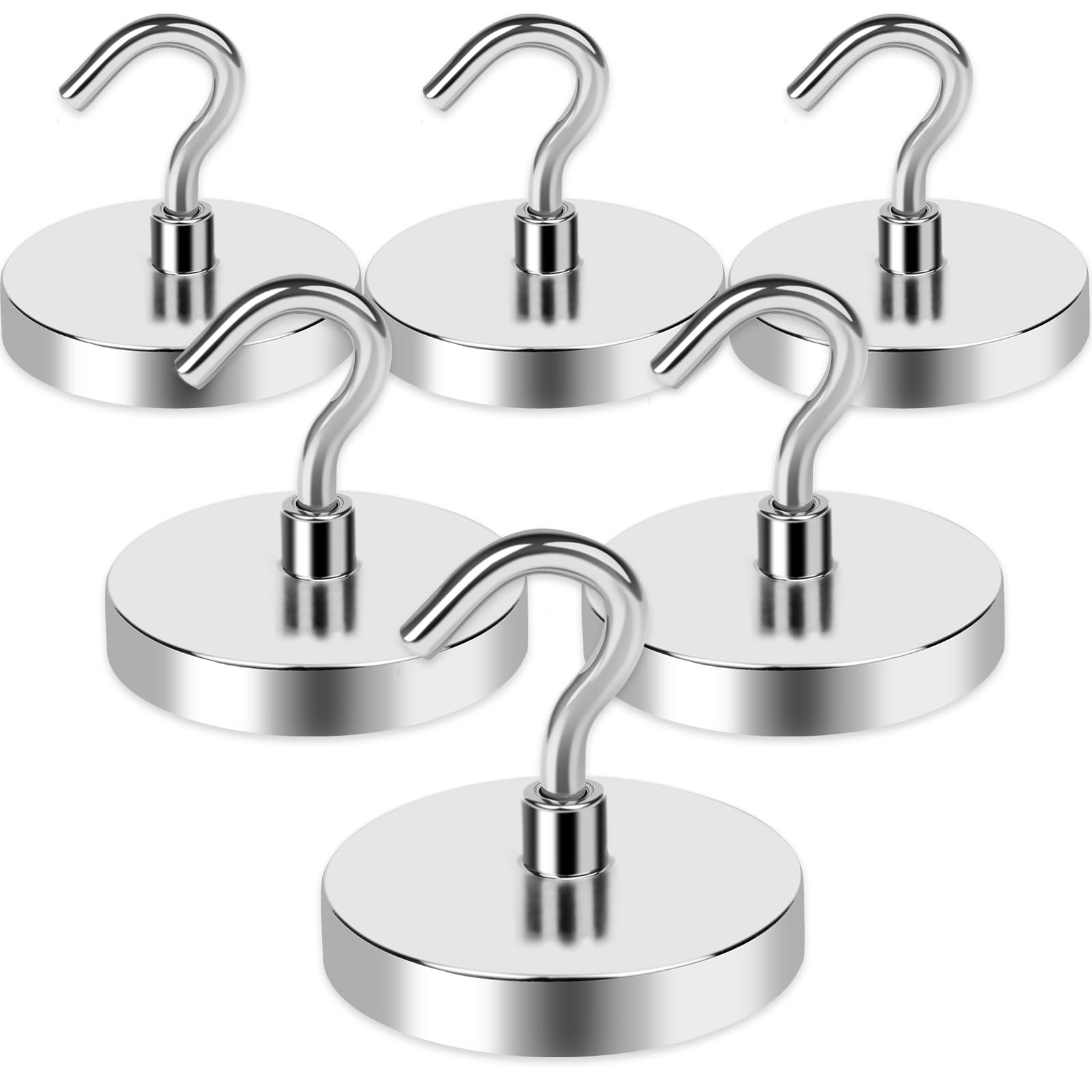 LOVIMAG Black Magnetic Hooks, 150LBS Magnet Hooks for Hanging Heavy Duty, Magnetic Hooks Cruise for Home Improvement Must Haves,Toolbox, Kitchen, Locker, Refrigerator, Metal Door, Home etc- 2 Pack — Amazon image 28
