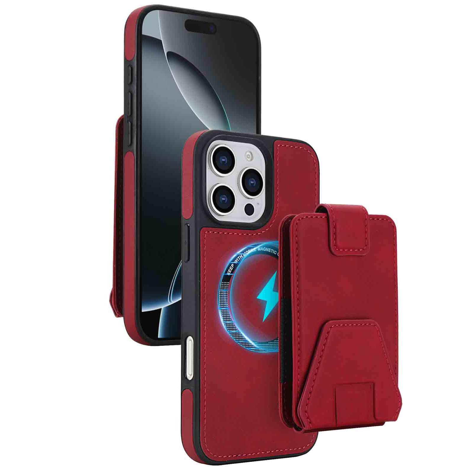 Custodia iPhone 17 Pro con soporte integrado y protección anti-caída