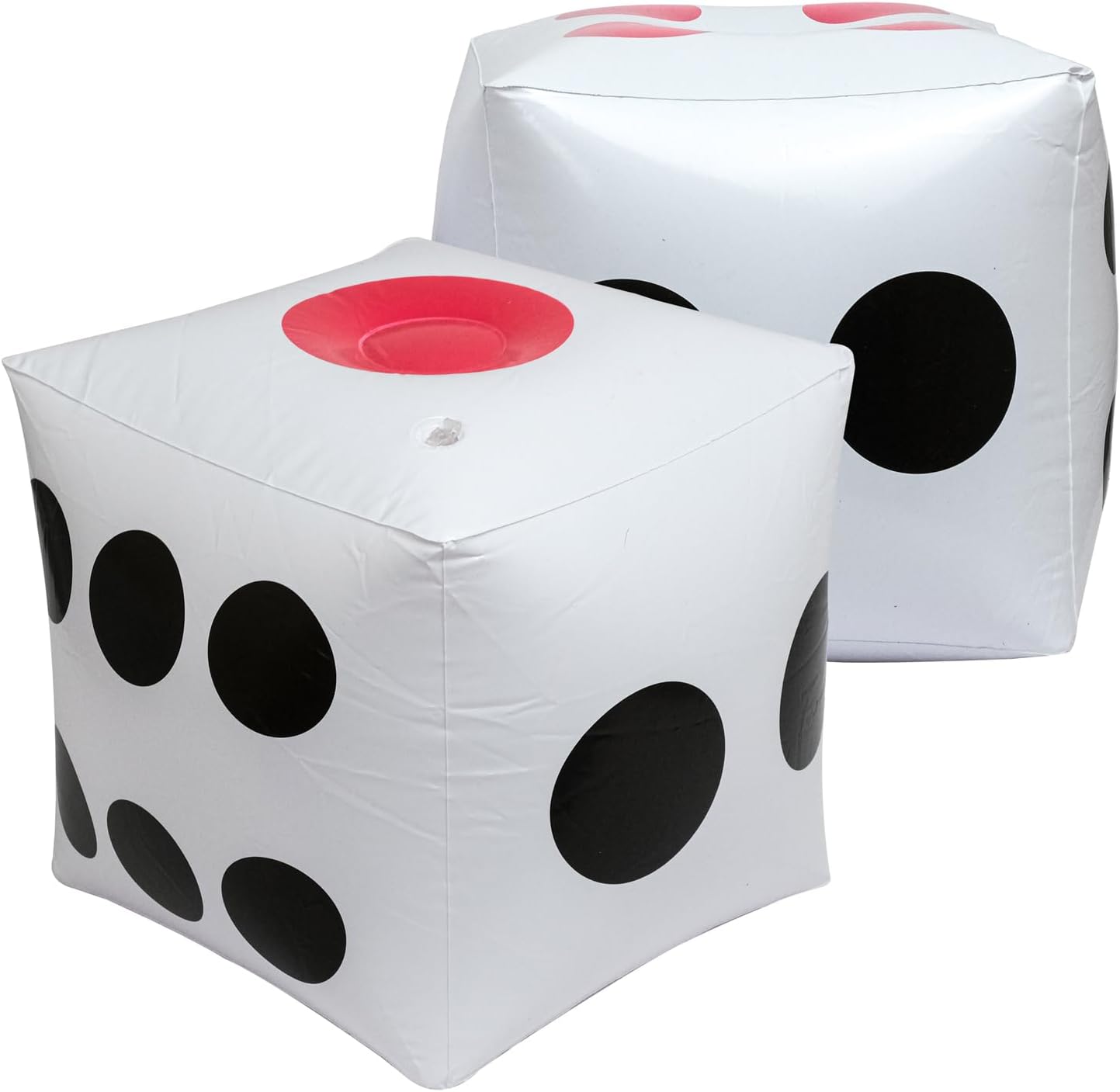 Inflatable Dice 13 Inch Jumbo Novelty Giant Blow up Large Inflatable Big Dice for Party Game Pool Party Board Game Christmas Party New Year eve Party Birthday Party