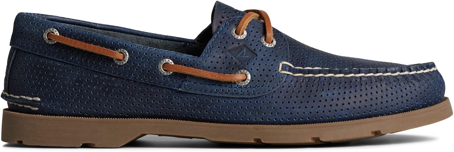 Sperry Men's, Leeward Boat Shoe Navy, 9 Wide - Image 2