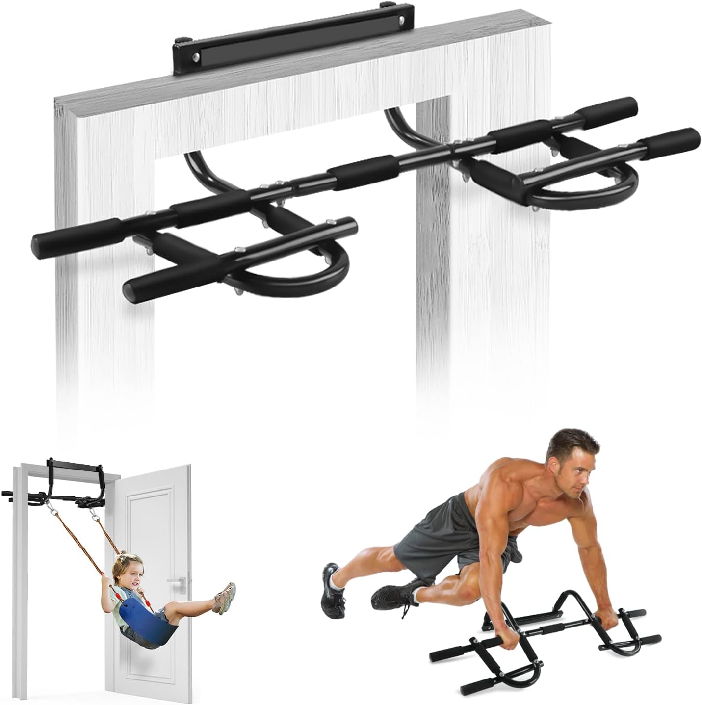 ZBZBML Heavy Duty Doorway Pull Up/Chin Up Bar for Home
