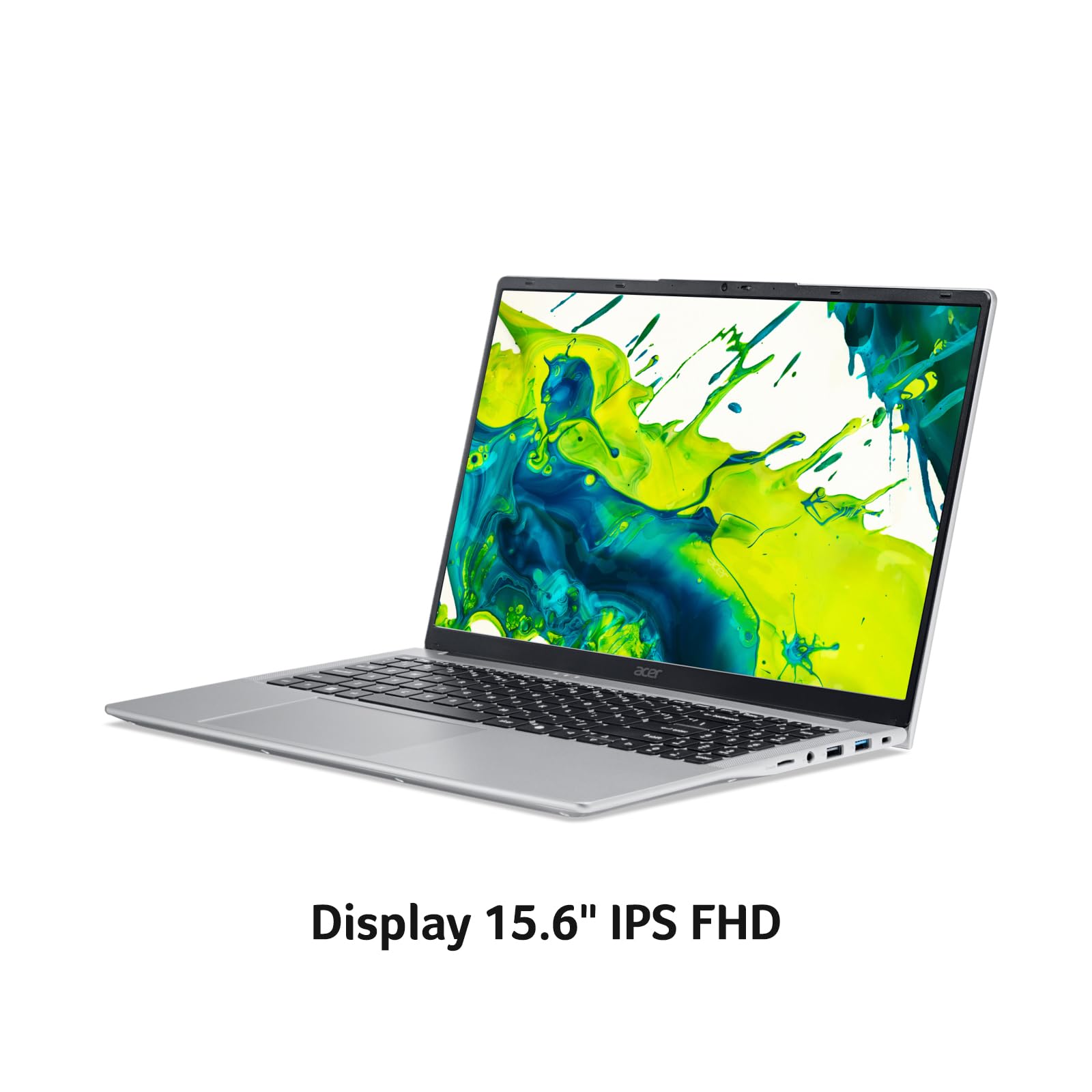 Acer Aspire Lite AL15-54P-536H Notebook PC Portatile 15.6" FHD IPS | Intel Core Ultra 5 115U, RAM 8 GB DDR5, 512 GB SSD, Scheda Grafica Intel, Windows 11 Home, QWERTY, Silver