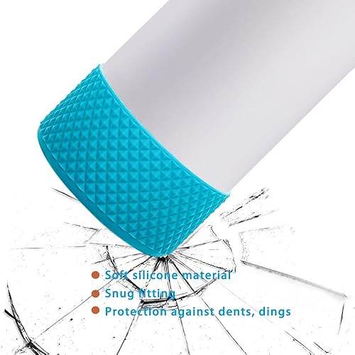 Miniatura 3 de WK IEASON Diomond - Funda protectora de silicona de 32 onzas y 40 onzas para botella de agua Hydro, Takeya, MIRA, Yeti, Owala, Iron Flask y otras