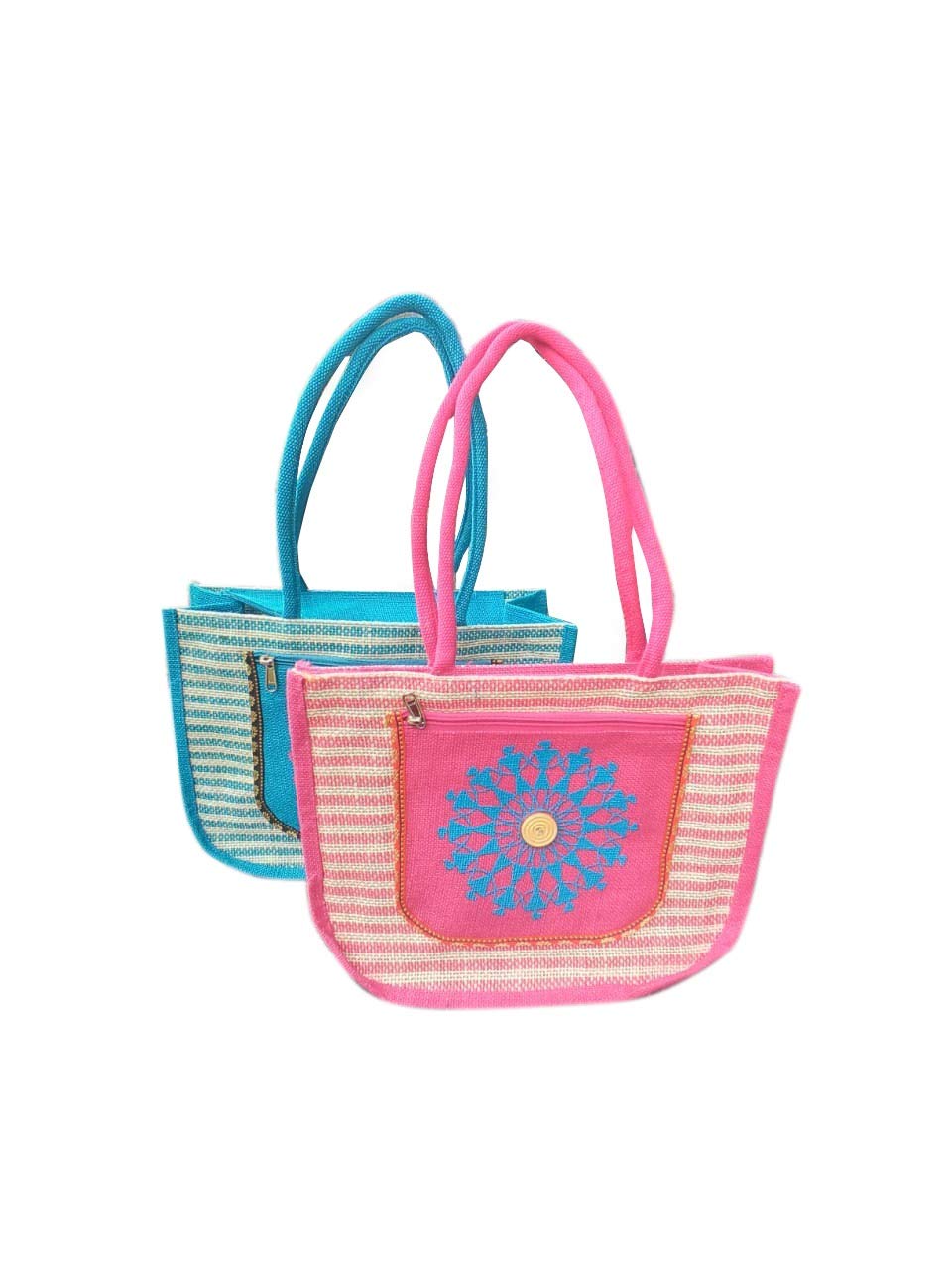 smart buy Light Weight Jute Handbag Multi Purpose Women & Girls handbag| Gift | Return Gift Medium Size (L-14x H-8x W-12 inches) 1 piece. (B08NPXL634) Amazon Price History, Amazon Price Tracker