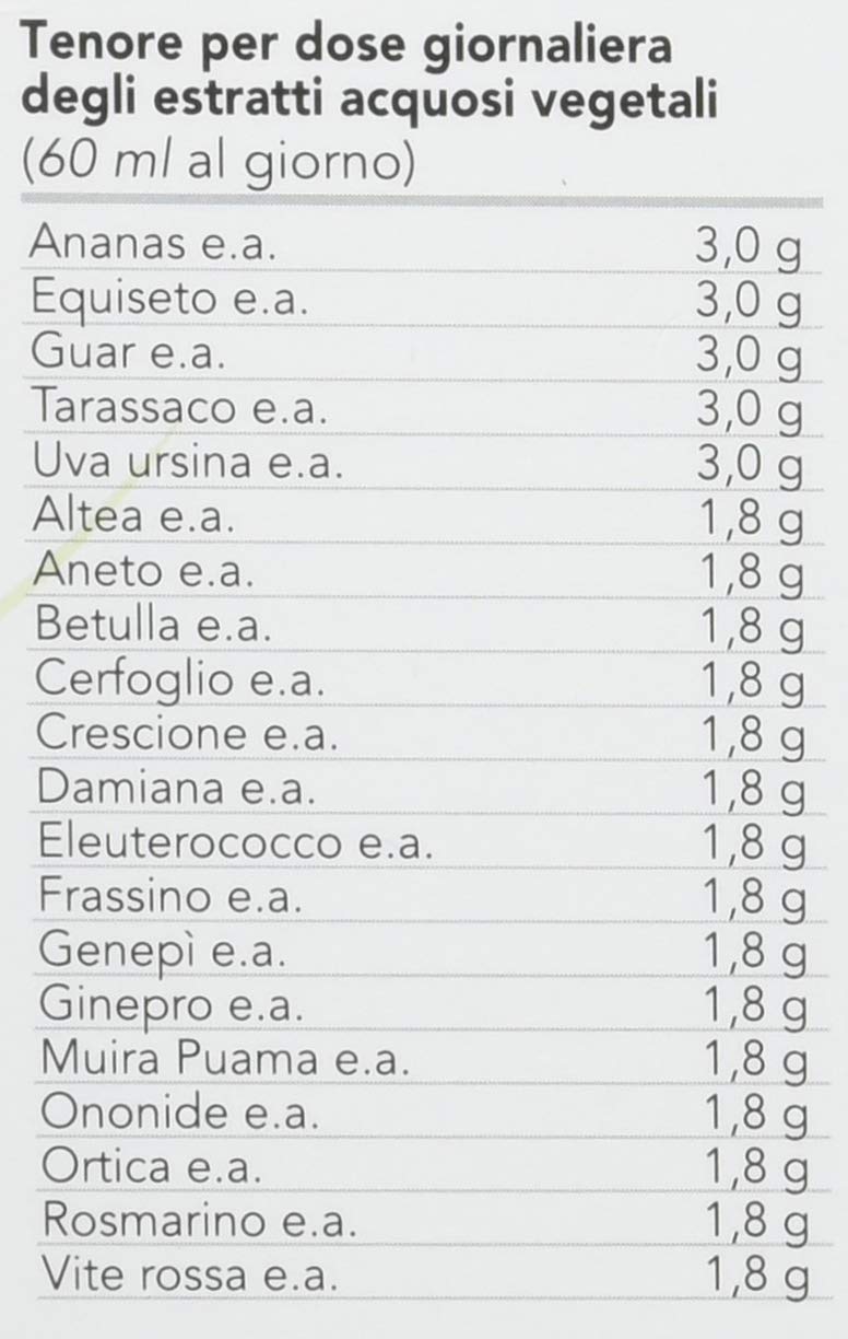 Gianluca Mech - Estratto 21 Snellente, Integratore Alimentare Keto da 500 ml, Favorisce il Drenaggio dei Liquidi e Contrasta gli Inestetismi della Cellulite, con Ananas e Muira Puama, Vegan