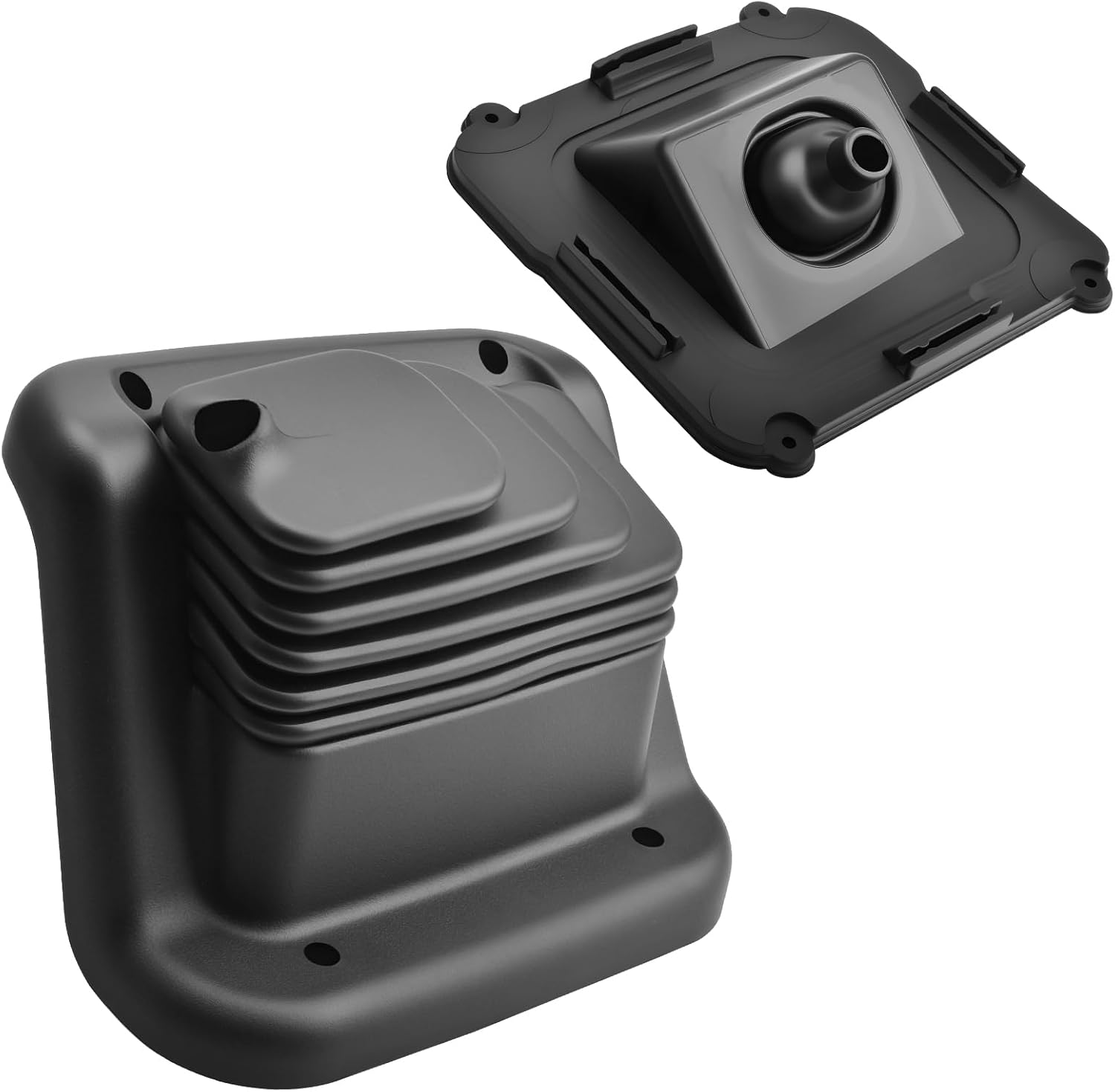 Transfer Case Shifter Boot Fits for Ford F150 / F250 / F350 / Bronco Pickup Truck, Manual Transmission Gear Shift Dust Cover Replace F2TZ7277A, F2TZ-7277-A
