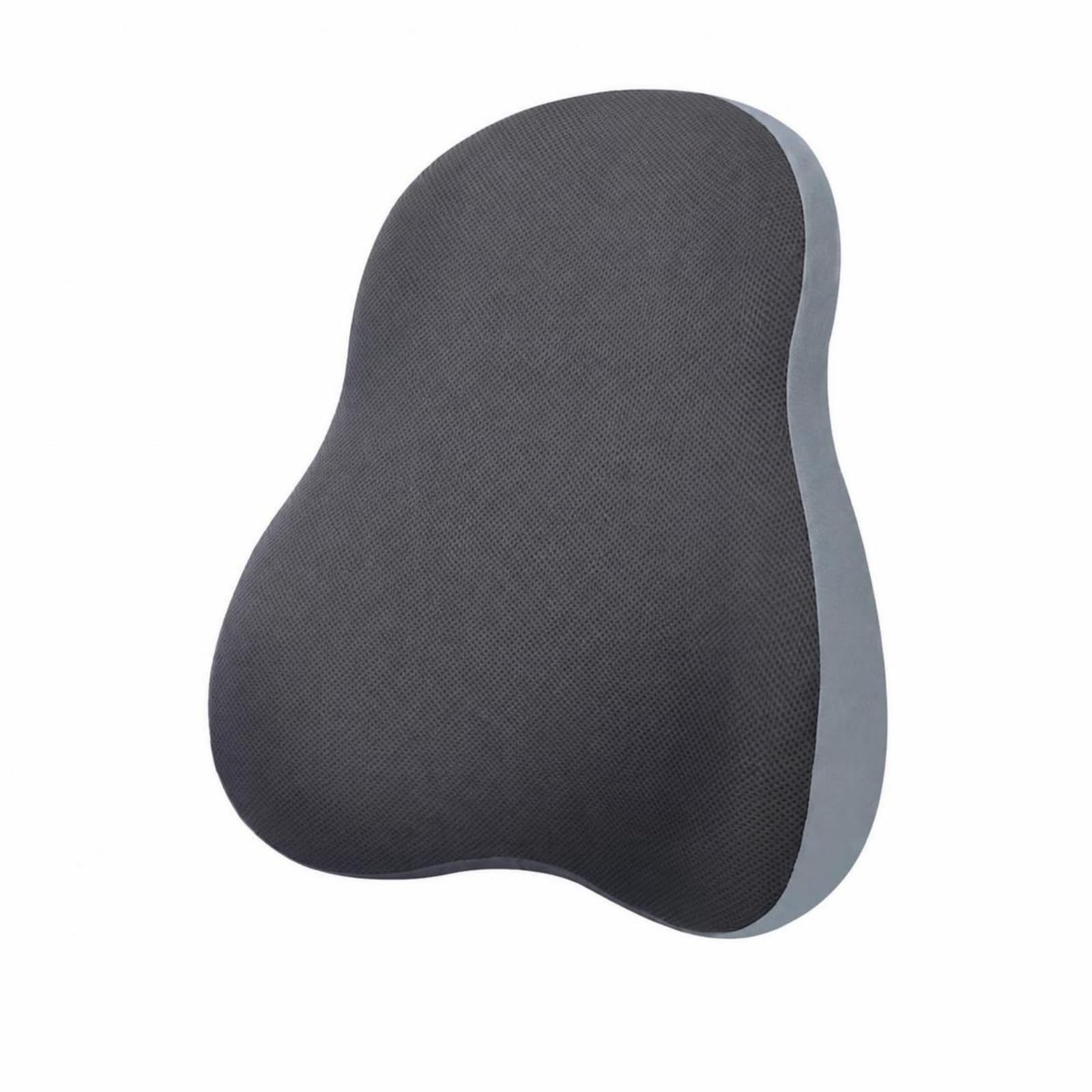 Cuscino per Schiena con Cerniera | Traspirante, per Schiena Ergonomico, Multiuso, Sedia da Ufficio, Impiegati, Grigio