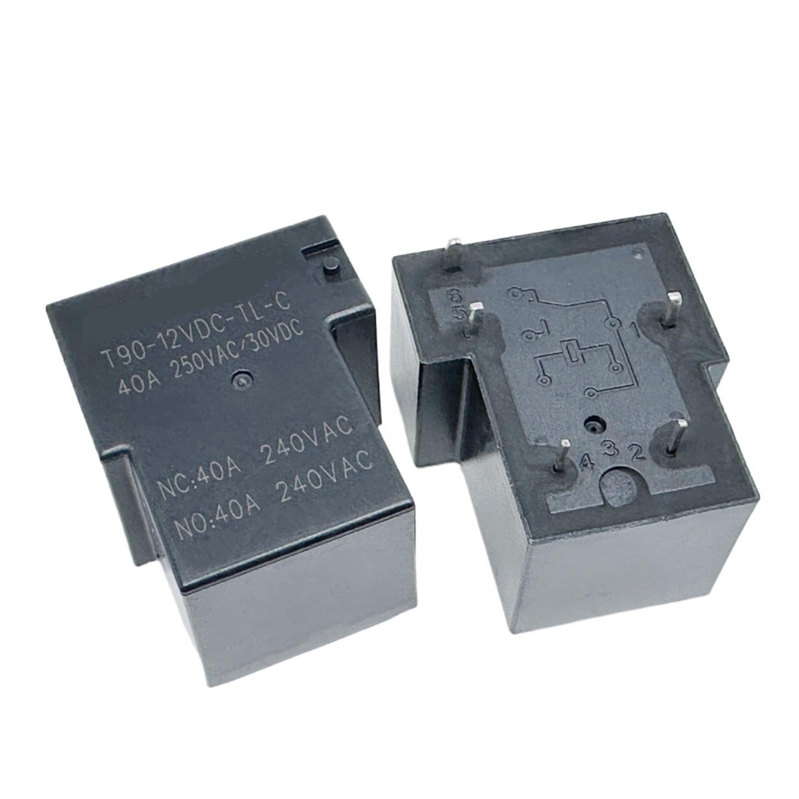 PKNVKZIDK 1pc T90-12VDC-TL-C (T90C5-40A) Relay 7pins
