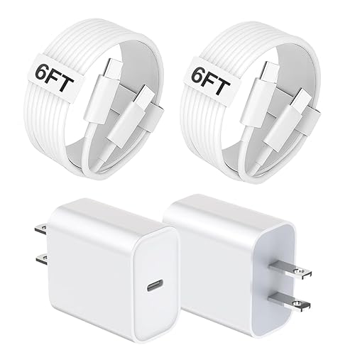 Miniatura 9 de Cargador rápido para iPhone, [certificado Apple MFi] Cargador de pared Apple para iPhone con cable Lightning de carga rápida de 1.8 m USB C tipo C