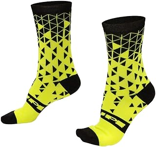 Meia Hupi Tetris Amarelo Neon, Cor: Amarelo Neon, Tamanho: Único