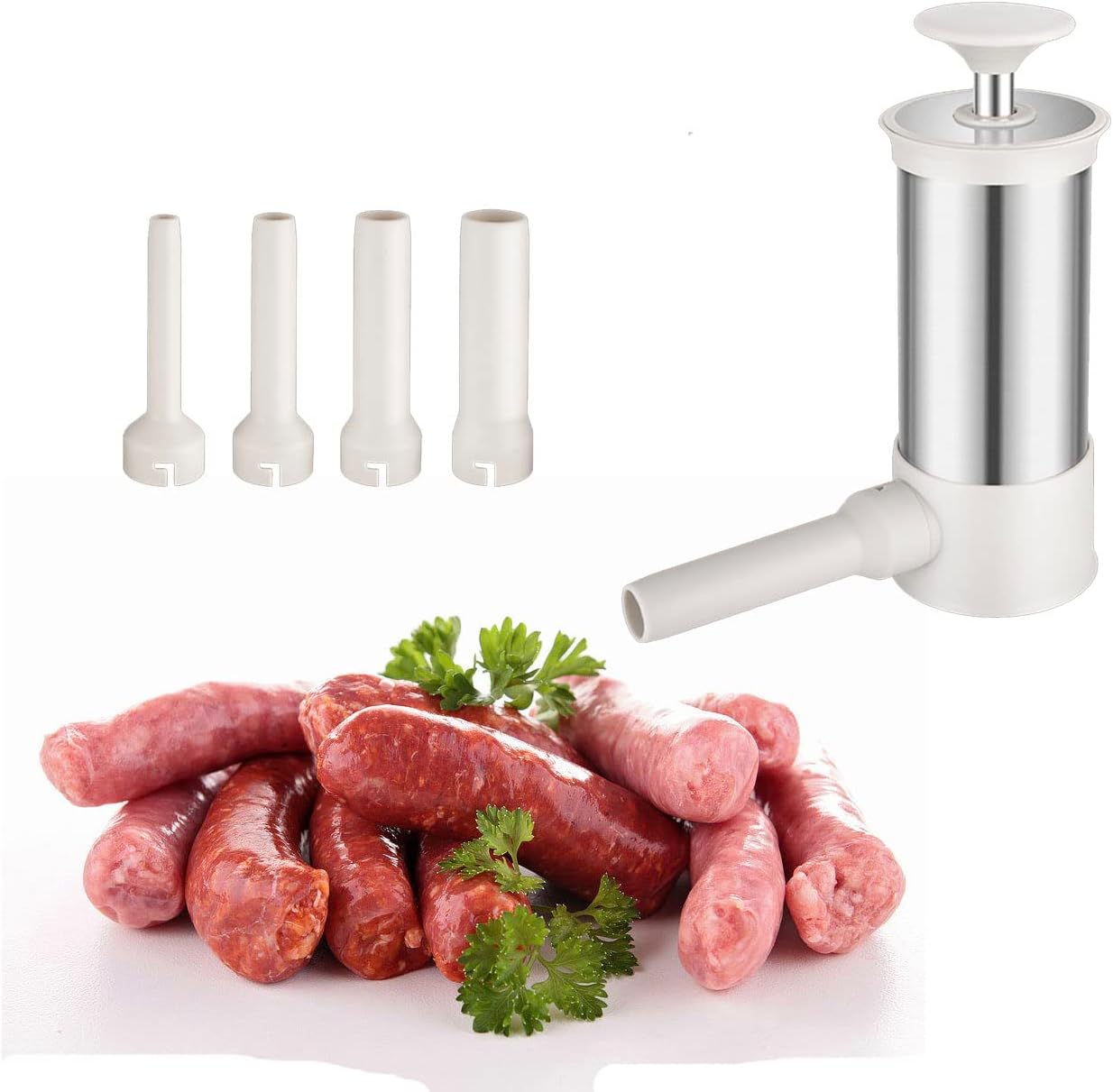 Manual Sausage Maker, Manual Sausage Filler Maker, Hand Operated Meat