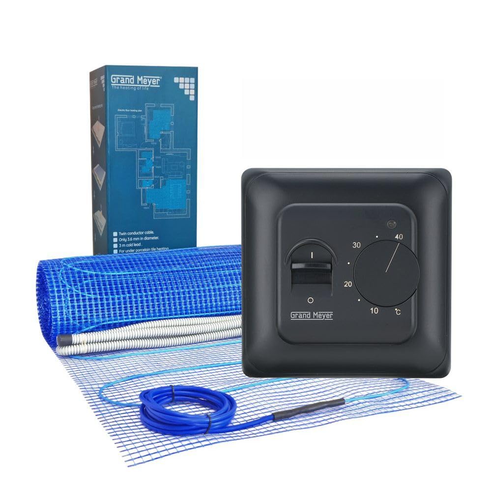 Chauffage au sol 5 m² pour une salle de bain chaude avec MST-10