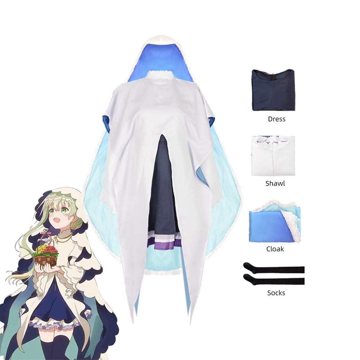 白聖女と黒牧師 牧師 ローレンス アベル コスプレ 衣装