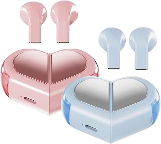 Wireless Earphone Cuts Mini Waterproof | In-Ear Headset Heart Shape For Gym Training Running Outdoor Travel Commuting Driving Study Meeting Calls Cycling
