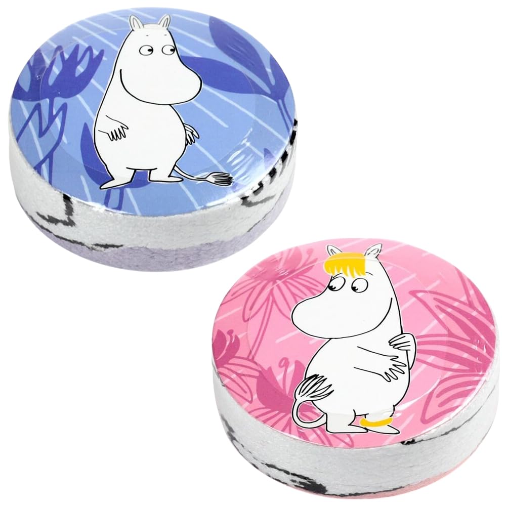 Puckator Moomin Tammi Compressed Travel Towel - Backpacking Traveling Essentials Essential - Hangover Kit - Holiday Travel Camping Must Haves Accessories - Thin Mini Face Expandable Towel Towels