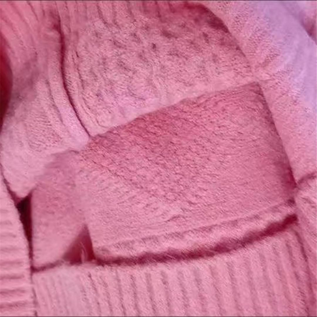 Vogrtcc Pull Torsadé À Col Rond pour Femmes, Hauts Tricotés Décontractés À Manches Longues Et Amples