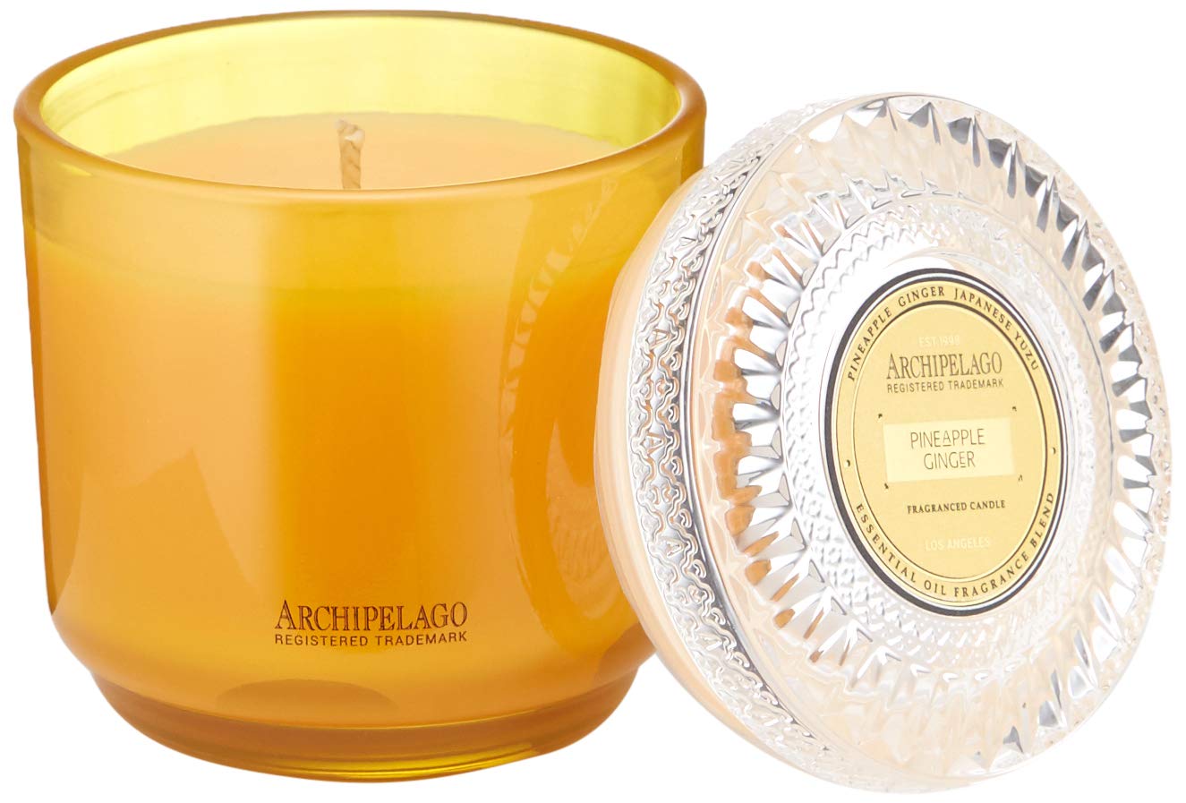 Archipelago Petite Hostess Candle, Pineapple Ginger, 4.93 oz. Beauty & Personal Care