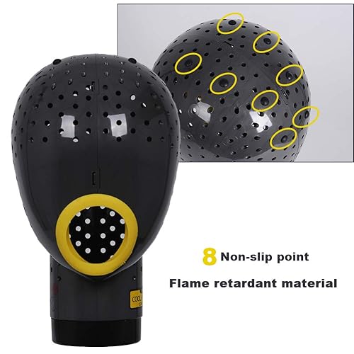 Miniatura 3 de Secador de pelo, peluca fresca, secador de cabeza, soporte para peluca, cabeza de maniquí, secado de la peluca de interior a exterior, rápidamente,